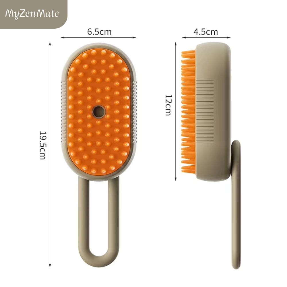 Brosse anti-poils à vapeur